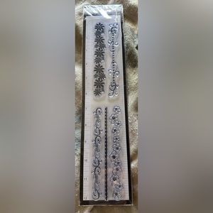 Hampton Art Clear Stamp Set Foot•Longs SC0254 Borders